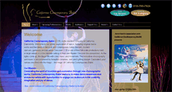 Desktop Screenshot of calballet.com